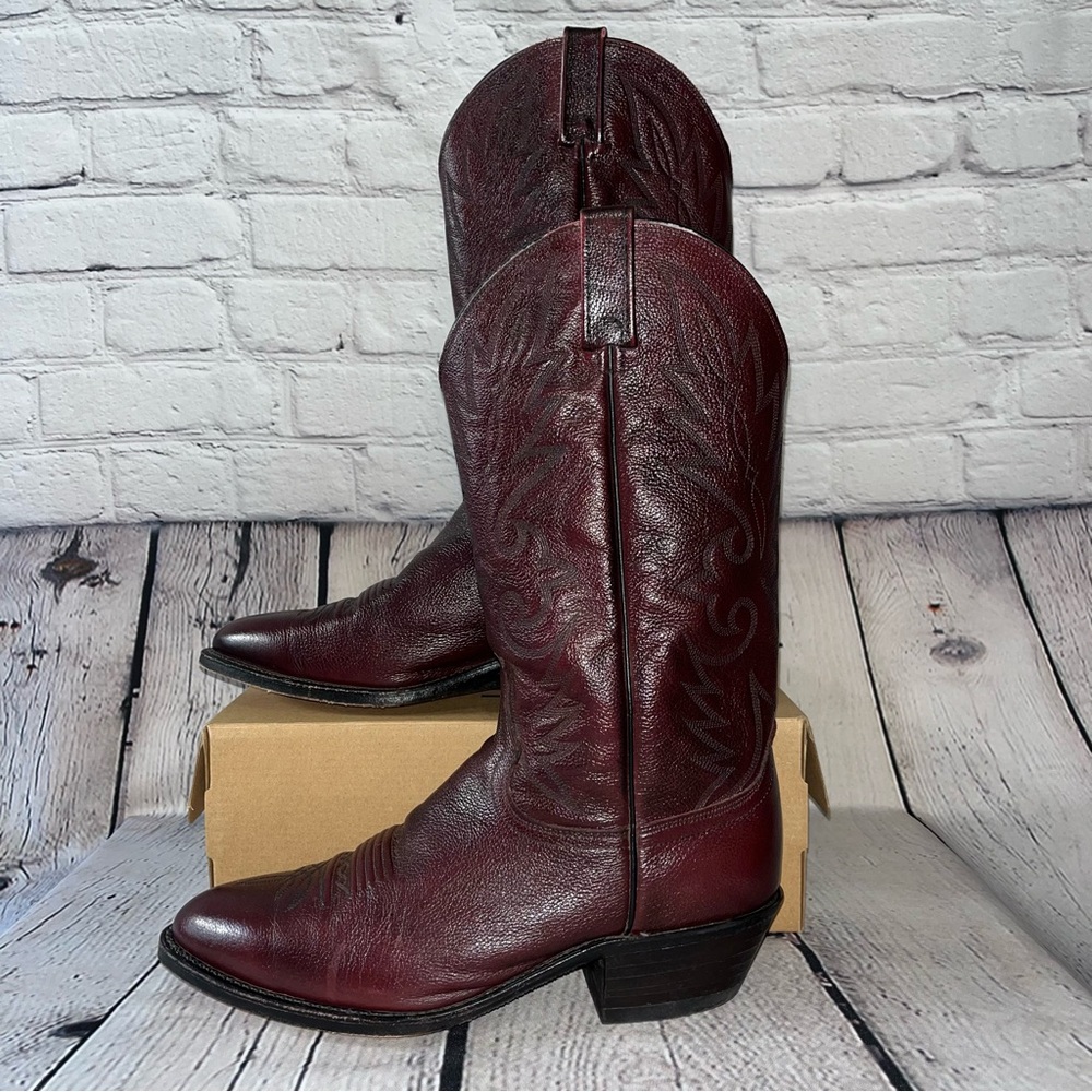 ✅SOLD✅ Dan Post Western Leather Cowboy Boots - Picture 1 of 17